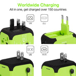 All-in-one Worldwide Travel Charger Adapter for approx 150 Countries