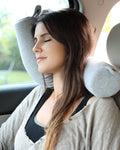 Twist Memory Foam Travel Pillow for Neck Chin and Leg Support