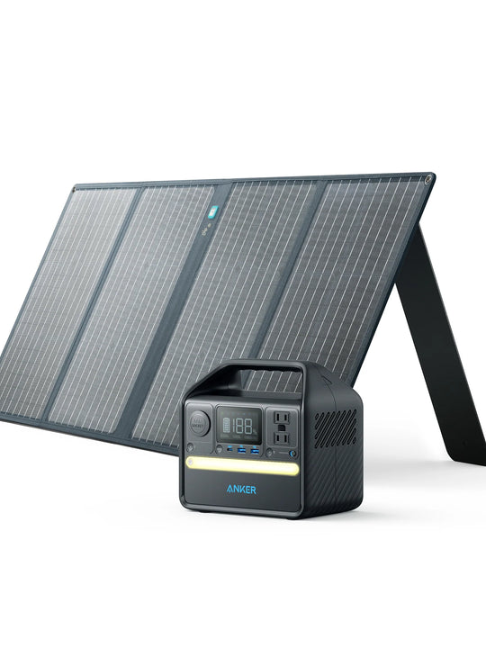 Anker 521 Solar Generator (PowerHouse 256Wh with Solar Panel 100W)