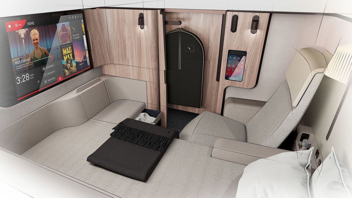 Qantas Unveils Stunning A350 First Class Suite Design