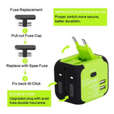 All-in-one Worldwide Travel Charger Adapter for approx 150 Countries