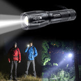 KEPEAK Flashlight Rechargeable, LED Tactical Flashlight